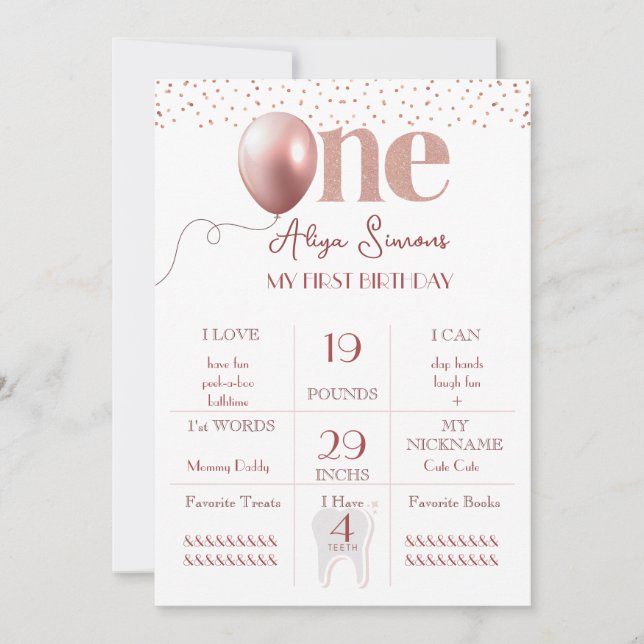 Invitation Carnaval de la Joie Premier Anniversaire Invitatio (Devant)