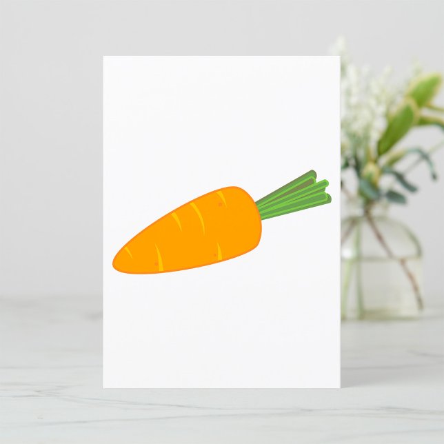 Invitation Carotte orange légume (Créateur téléchargé)