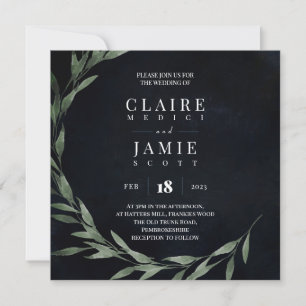 INVITATION carré Classic MIDNIGHT