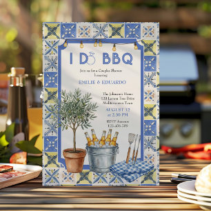Invitation Carrelage Méditerranéen Je Fais Un BBQ Couple Ente