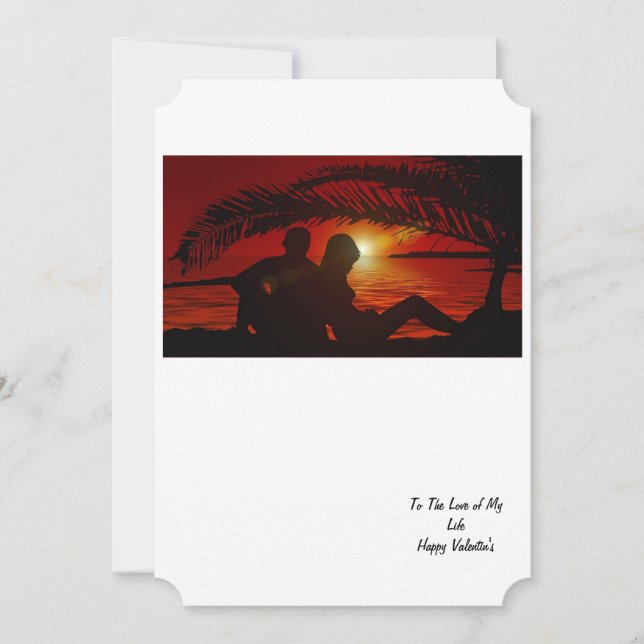 Invitation Carte-cadeau de la Saint-Valentin (Devant)