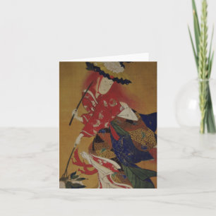 Invitation Carte/invitations rouges de ~ de fille de cheveux