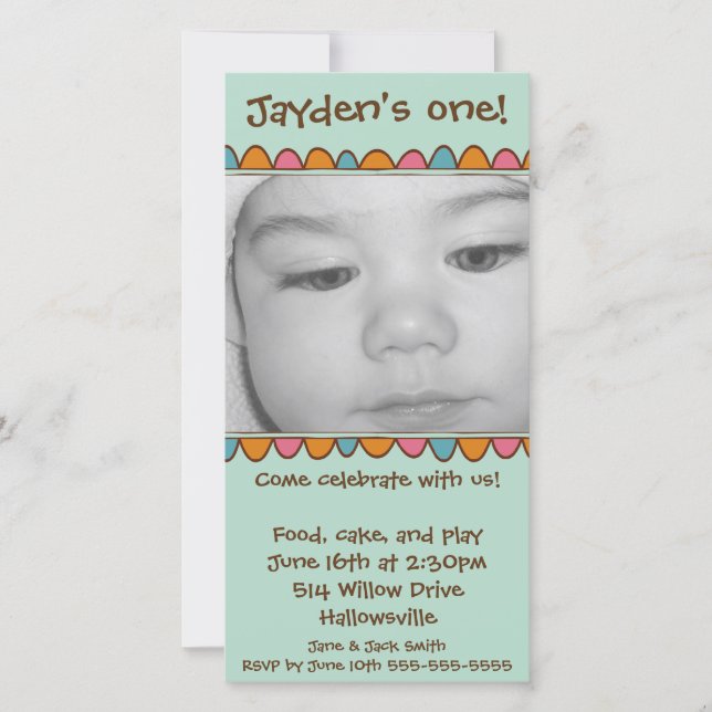 Invitation carte photo (Devant)