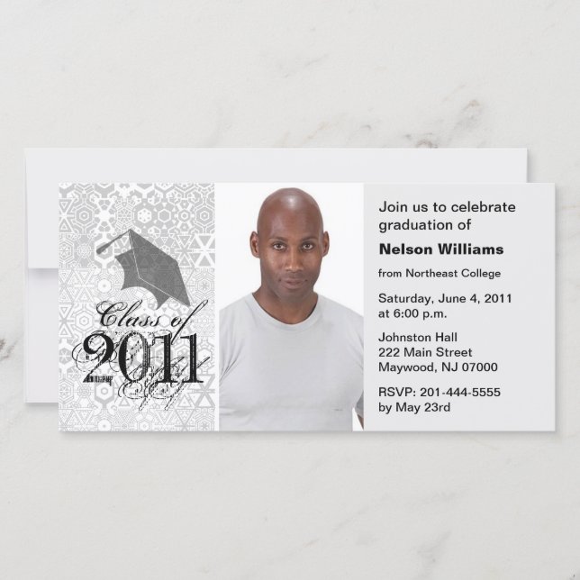 Invitation Carte photo Pastel 2 (Devant)