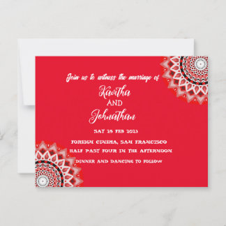 Invitation carte postale