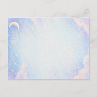 INVITATION CARTE POSTALE 夜空からの招待状