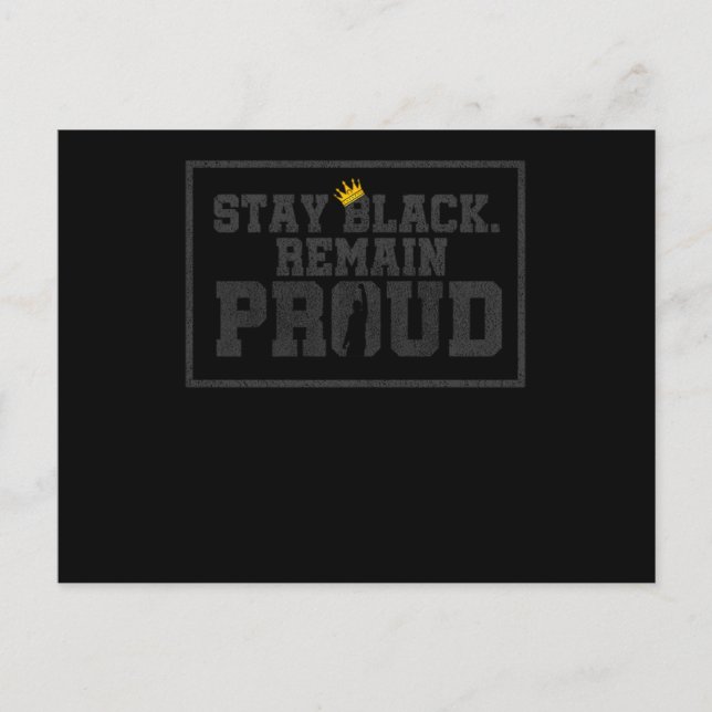 Invitation Carte Postale 13 Black History Month African (Devant)