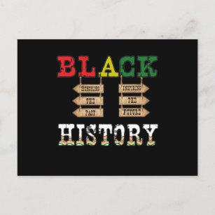 Invitation Carte Postale 18 Black History Month African American Black Prid