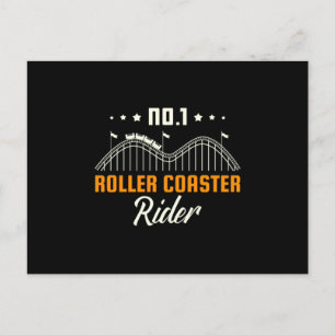 Invitation Carte Postale 28. Roller coaster No1 Roller Coaster Rider