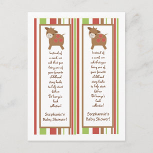 Invitation Carte Postale 2 Marques de livre Red Barn Farm