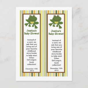 Invitation Carte Postale 2 Signet Jungle Babies Animaux