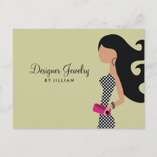 Invitation Carte Postale 311-Jewelry/carte postale partie de sac à main