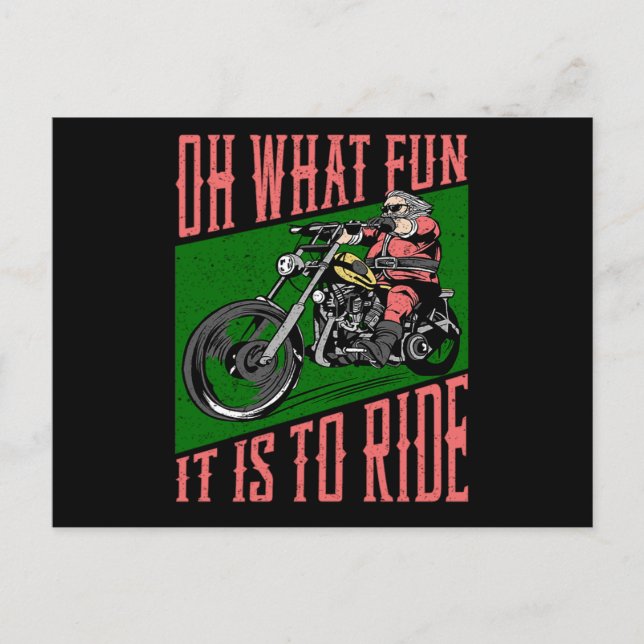 Invitation Carte Postale 33.Biker Oh Quel Amusant C'Est De Faire Le Tour No (Devant)