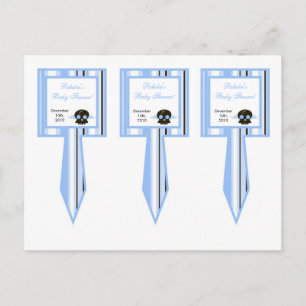 Invitation Carte Postale 3 Coupe Cake Pictures Boy Blue Punk Rocker Guitare