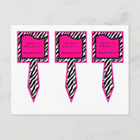 3 Coupe Cake Pictures Hot Pink Zebra Print