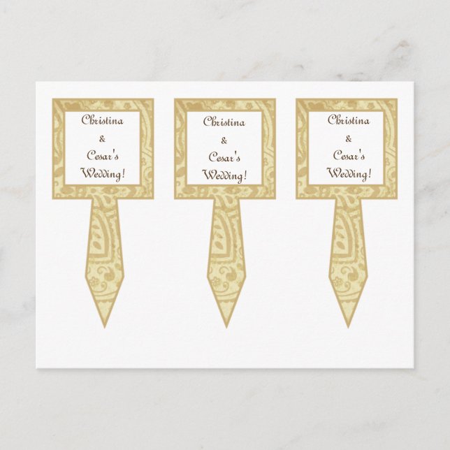 Invitation Carte Postale 3 Cup Cake Pics Marocaine (Devant)
