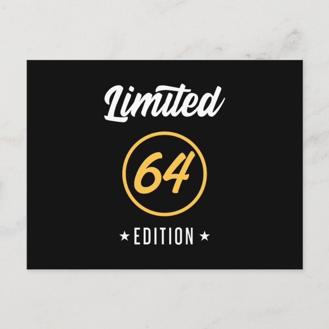 Invitation Carte Postale 64 Et Fabuleux (Devant)