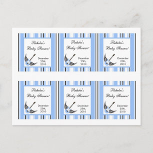 Invitation Carte Postale 6 Favoriser Tags Boy Blue Punk Rocker Guitare
