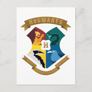 Invitation Carte Postale Abstrait HOGWARTS™ Crest