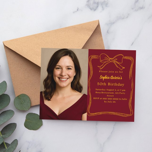 Invitation Carte Postale Anniversaire de l'arc de Bourgogne (Créateur téléchargé)