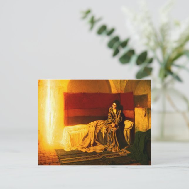 Invitation Carte Postale Annonciation de Henry Ossawa Tanner (Debout devant)