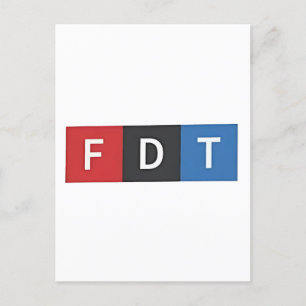 Invitation Carte Postale Anti-Trump et ses anti-Maga-démocrates subtils