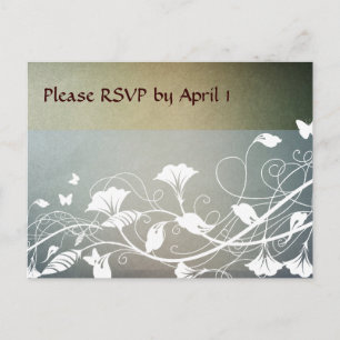 Invitation Carte Postale Antiquité RSVP