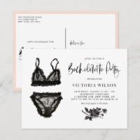 Aquarelle Black Lace Lingerie Bachelortie