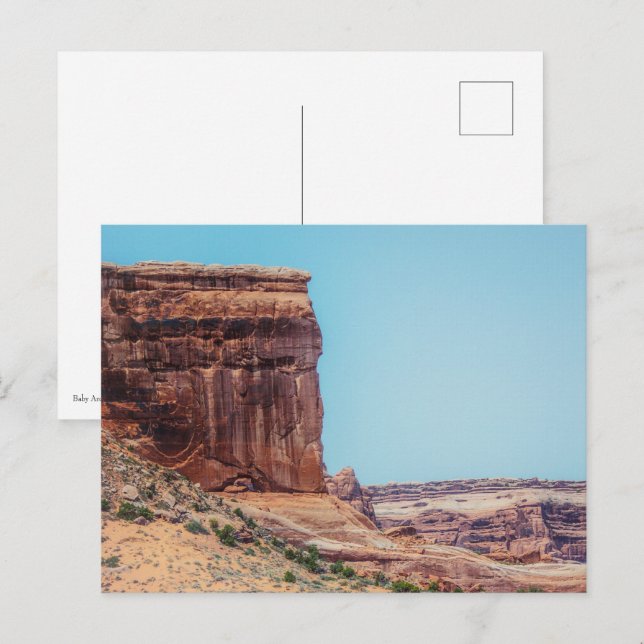 Invitation Carte Postale Arche bébé (Devant / Derrière)