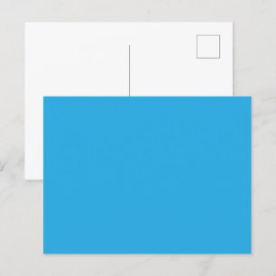 Invitation Carte Postale Arrière - plan bleu ciel plat pour le Web et l'imp