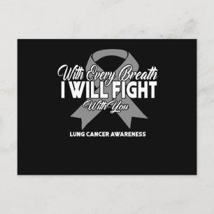 Invitation Carte Postale Avec Chaque Respiration, Je Vais Combattre Avec To