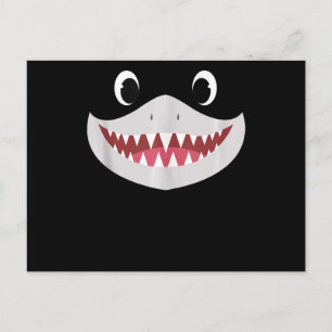 Invitation Carte Postale Baby Shark Halloween - Cadeaux de requin mignons