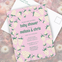 Baby shower CUSTOM D'Aiguille Fraise Blanche