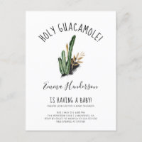 Baby shower mexicain des cactus de Saint-Guacamole