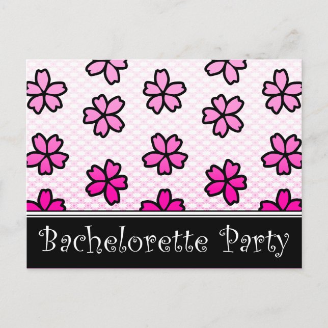 Invitation Carte Postale bachelorette (Devant)