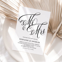 Black M. et Mme Rustic Mariage de calligraphie