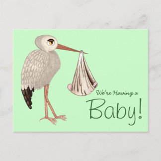 Invitation Carte Postale Bouche classique (neutre) 1 (Baby shower)