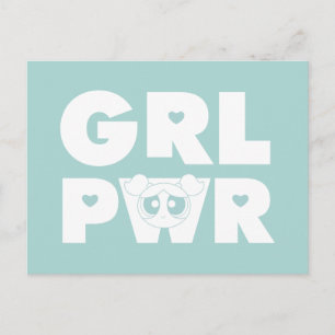 Invitation Carte Postale Bubbles : Girl Power