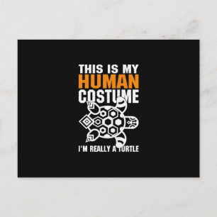 Invitation Carte Postale Cadeau Halloween C'est Mon Costume Humain