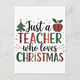 Invitation Carte Postale Cadeau pour Enseignant Juste un Enseignant qui A