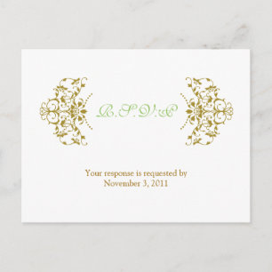 Invitation Carte Postale Cadre ornemental vintage