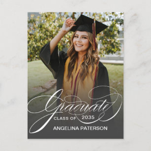 Invitation Carte Postale Calligraphie classique moderne