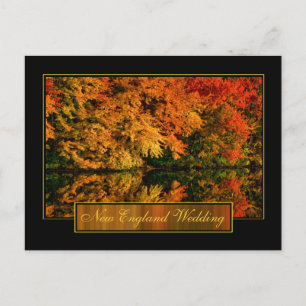 Invitation Carte Postale Carton d'invitation de mariage d'automne de Nouvel
