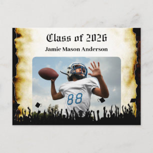 Invitation Carte Postale Catégorie de l'Invitation principal de la graduati