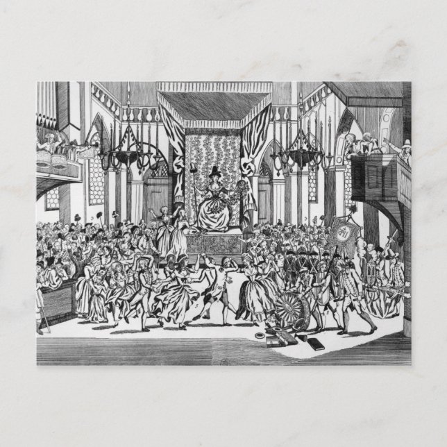 Invitation Carte Postale Célébration de la déesse de la raison (Devant)