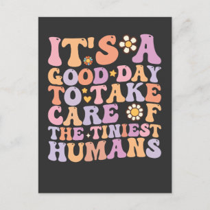 Invitation Carte Postale C'Est Une Bonne Journée Pour S'Occuper Des Humains