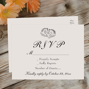Invitation Carte Postale Cheval Rustique Pays Occidental Élégant Mariage RS