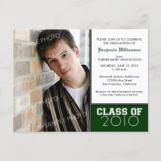 Invitation Carte Postale Choisissez votre propre couleur (pour les couleurs