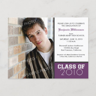 Invitation Carte Postale Choisissez votre propre couleur (pour les couleurs