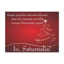 Citation d'Io Saturnalia de Petronius
